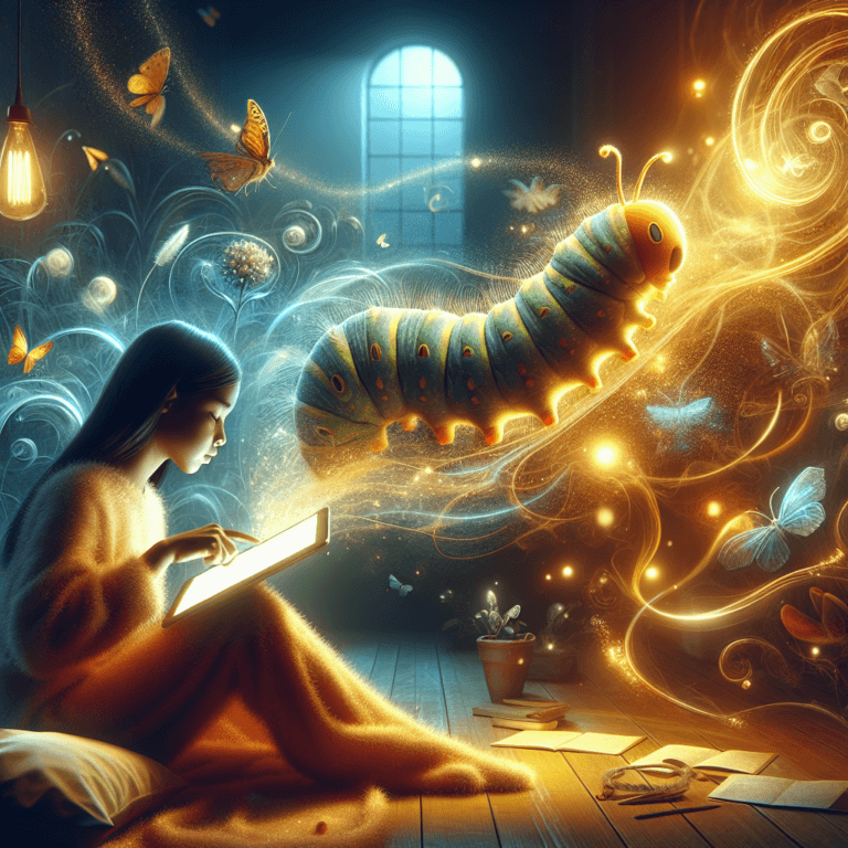 Il bruco con il pigiama - Un bruco assonnato si addormenta avvolto nel suo bozzolo-pigiama