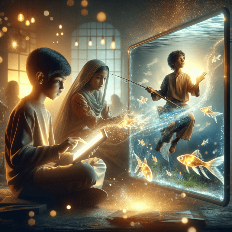 Il mare di cristallo - Un giovane pescatore trova un oceano trasparente dove nuotano pesci fatti di luce