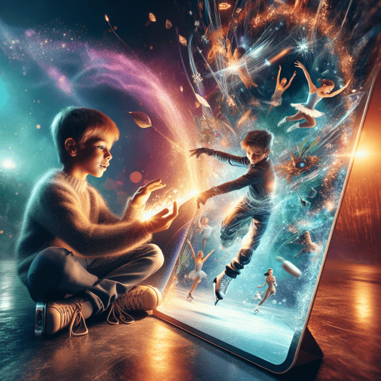 Il pattinatore sul ghiaccio sottile - Un bambino supera la paura e impara a danzare sul ghiaccio