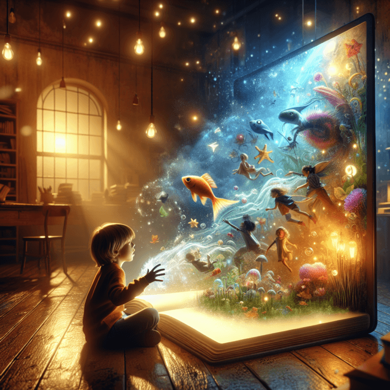 Il pesciolino che saltava sui sassi - Un pesce vivace cerca di scoprire cosa c’è fuori dall’acqua