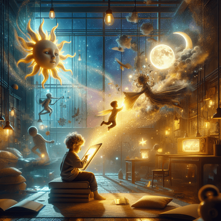 Il piccolo sole smarrito - Un sole curioso si perde nel cielo e chiede aiuto alla luna per ritrovare la strada