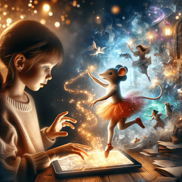 Il topolino ballerino - Un topolino con le scarpette rosse balla senza fermarsi mai