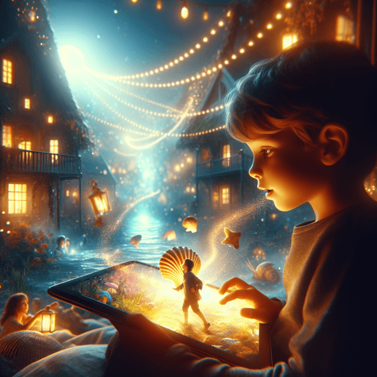 La conchiglia che sussurrava segreti - Un bambino trova una conchiglia e ascolta le storie che l’oceano le ha raccontato