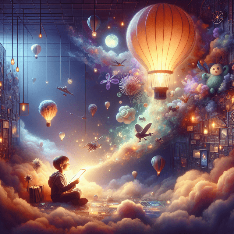 La mongolfiera dei sogni - Una mongolfiera fatta di nuvole porta i bambini a esplorare mondi incantati