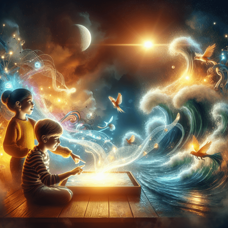 La ninna nanna del mare - Le onde sussurrano dolci melodie mentre la luna le guarda dall’alto