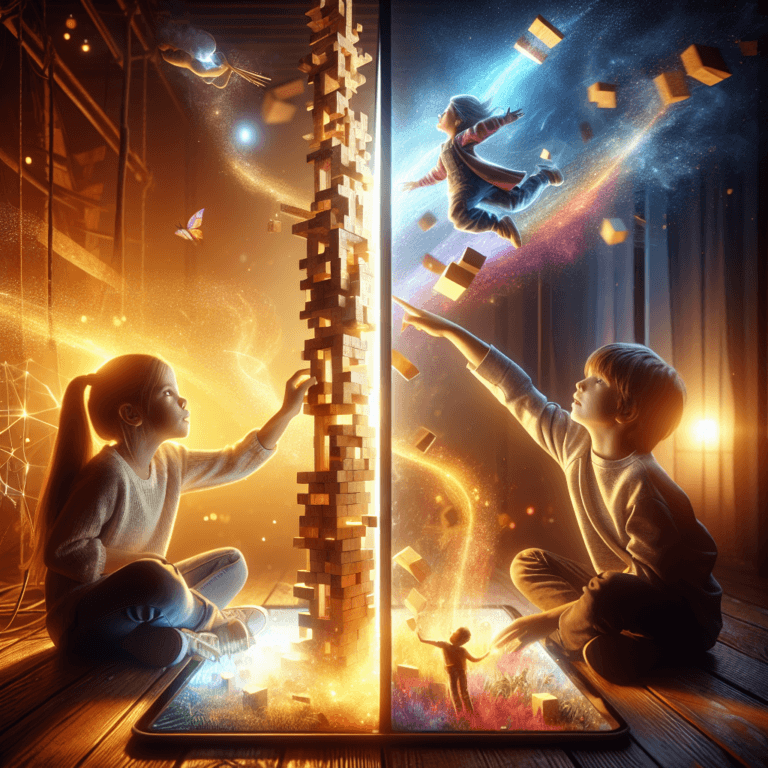 La torre più alta del mondo - Bambini costruiscono una torre altissima con i cubetti, ma… chi la farà cadere?