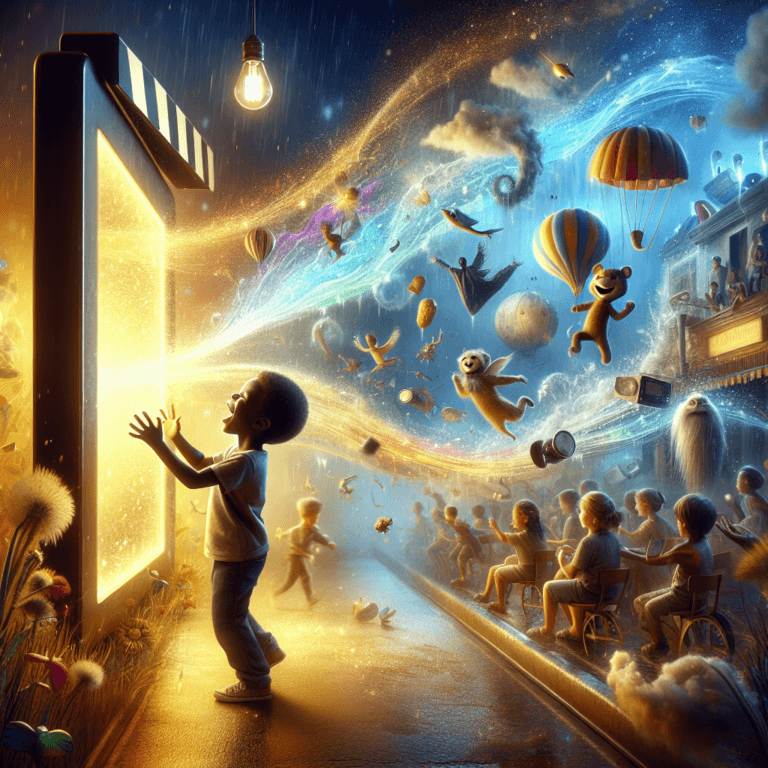 L’ombrello volante - Un oggetto magico trasporta un bambino in mondi straordinari ogni volta che piove