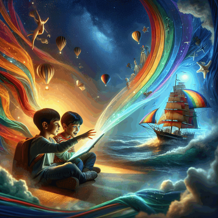 Sotto la Vela dell'Arcobaleno – Un viaggio fantastico dove ogni colore dell’arcobaleno rappresenta una lezione di vita appresa in mare.